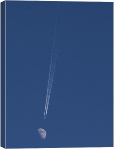 Fly Me to the Moon Canvas Print by Paul Macro