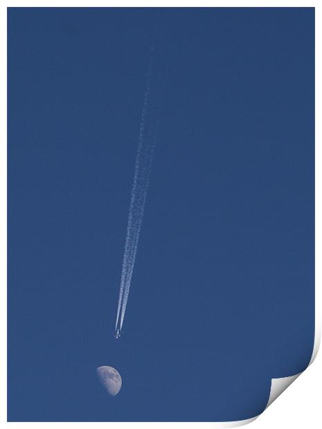 Fly Me to the Moon Print by Paul Macro