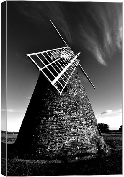 Halnaker windmill Canvas Print by richard jones