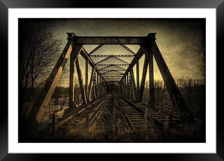 Bridge to Nowhere Framed Mounted Print by Keith Thorne