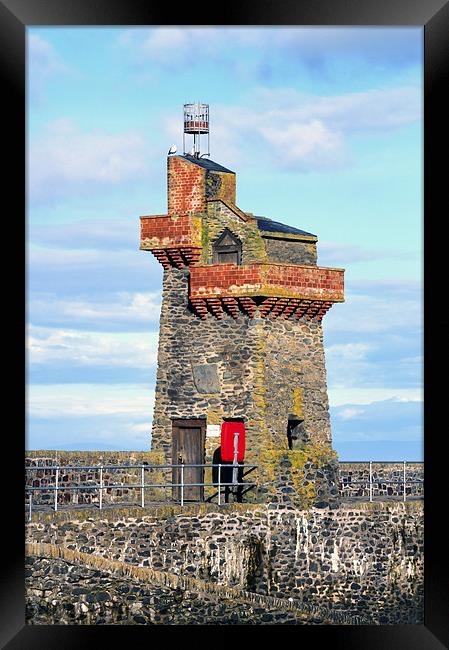 Rhenish Tower, Lynmouth Framed Print by George Cox