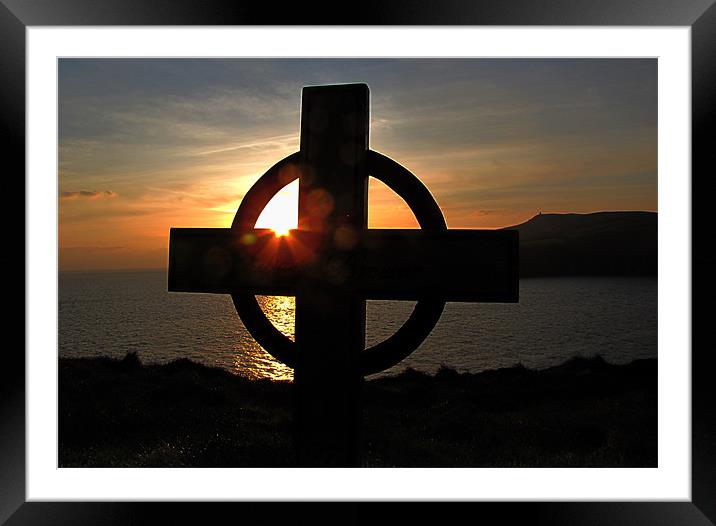 Sunset in Kerry Framed Mounted Print by barbara walsh