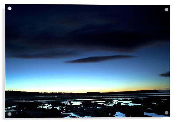 Solstice at Seahouses Acrylic by Wayne Molyneux