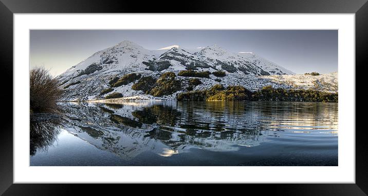 Southern Alps, New Zealand Framed Mounted Print by Michael Treloar