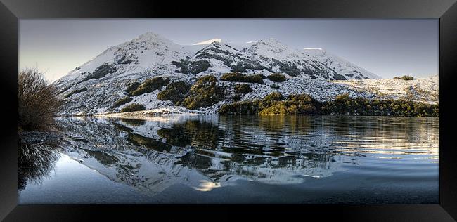 Southern Alps, New Zealand Framed Print by Michael Treloar