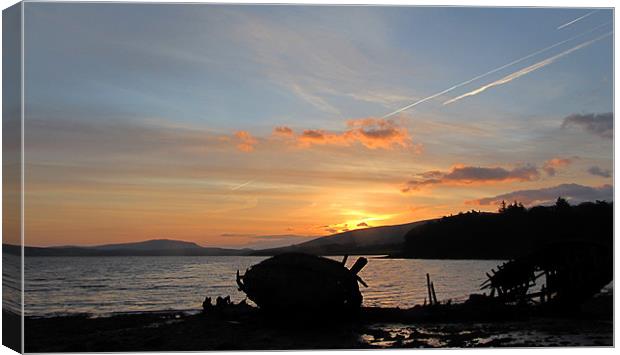 Sunrise in Dingle Canvas Print by barbara walsh