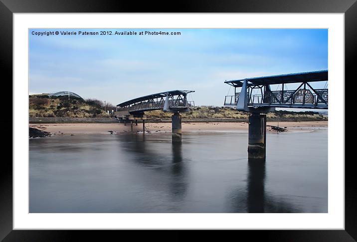 The Bridge Of Scottish Invention Framed Mounted Print by Valerie Paterson