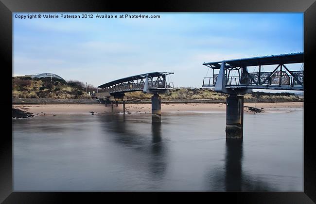 The Bridge Of Scottish Invention Framed Print by Valerie Paterson