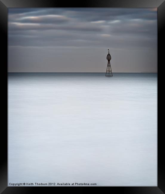 Joppa Calm Sea Framed Print by Keith Thorburn EFIAP/b
