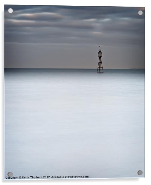 Joppa Calm Sea Acrylic by Keith Thorburn EFIAP/b
