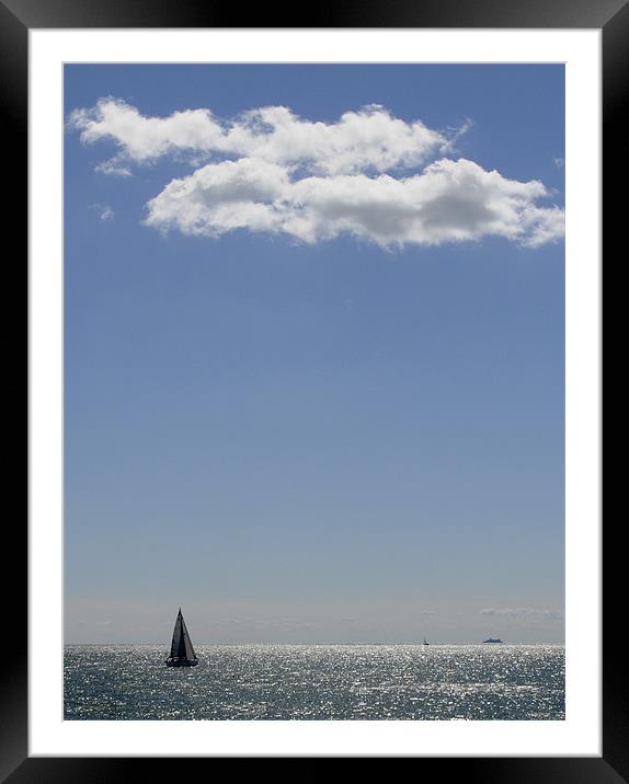All at Sea Framed Mounted Print by Paul Amos