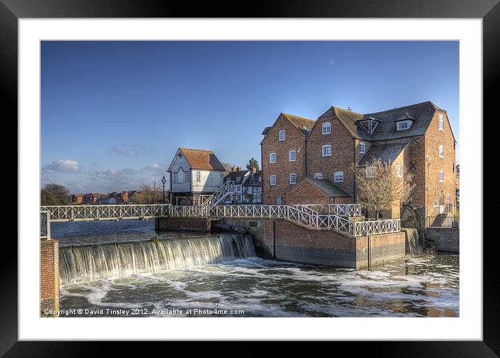 Abbey Mill Framed Mounted Print by David Tinsley