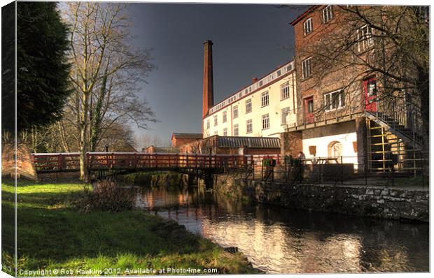 Coldharbour Mill Canvas Print by Rob Hawkins