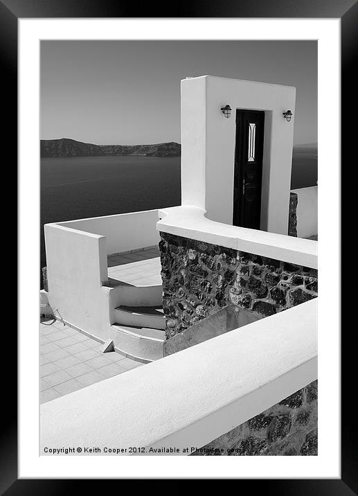 Door to a View Framed Mounted Print by Keith Cooper