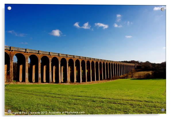 Balcombe Viaduct Acrylic by Phil Clements