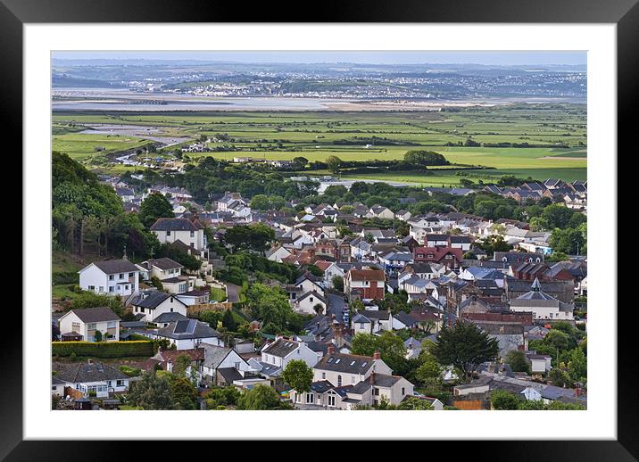 Braunton North Devon Framed Mounted Print by Dave Wilkinson North Devon Ph