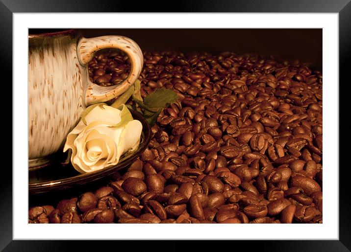 Love Coffee Framed Mounted Print by Daves Photography