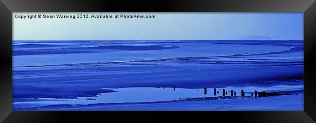 Desolate Blue Framed Print by Sean Wareing