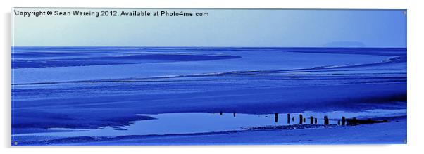 Desolate Blue Acrylic by Sean Wareing