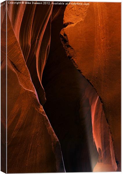 Desert Beam Canvas Print by Mike Dawson