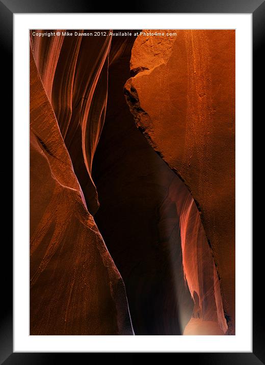 Desert Beam Framed Mounted Print by Mike Dawson