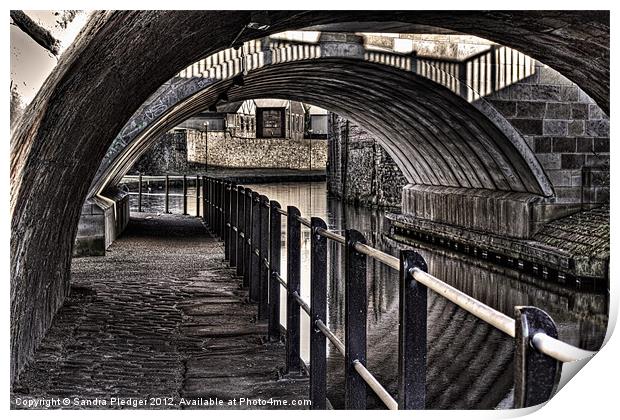 Underneath the Arches Print by Sandra Pledger