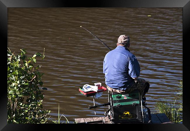 Gone Fishing Framed Print by Steve Purnell