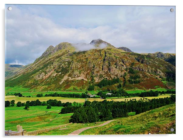 Langdale Pike Acrylic by eric carpenter