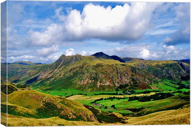 langdale pike  Canvas Print by eric carpenter