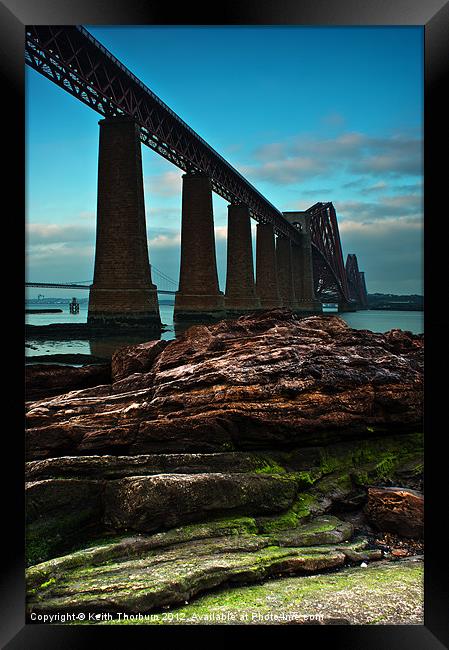 Forth Rail Bridge Framed Print by Keith Thorburn EFIAP/b