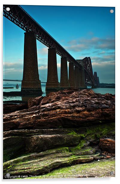 Forth Rail Bridge Acrylic by Keith Thorburn EFIAP/b