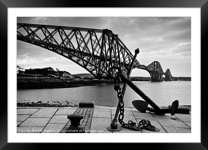 Forth Rail Bridge Framed Mounted Print by Keith Thorburn EFIAP/b