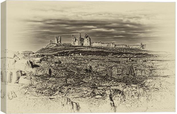 Dunstanburgh Castle Canvas Print by Northeast Images