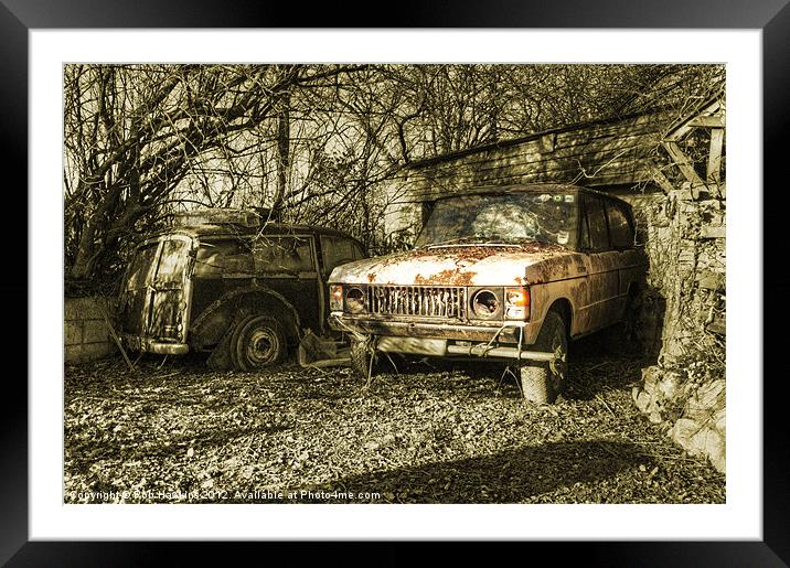 Off the Road Framed Mounted Print by Rob Hawkins