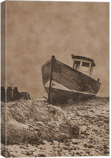 Old Fishing Boat Canvas Print by Phil Clements