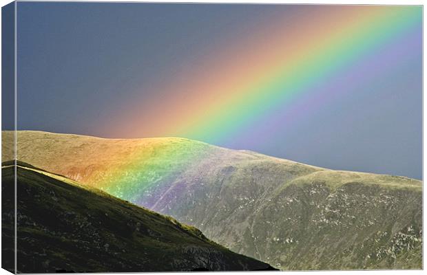 Snowdonia Rainbow Canvas Print by Wayne Molyneux