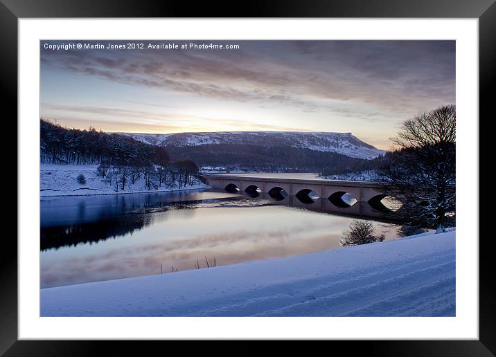 Frozen Dawn in the Valley Framed Mounted Print by K7 Photography