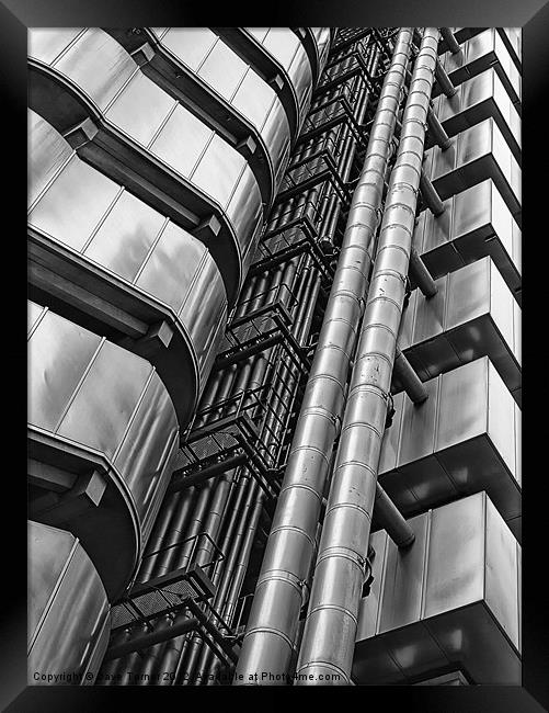 Lloyd's building, London Framed Print by Dave Turner