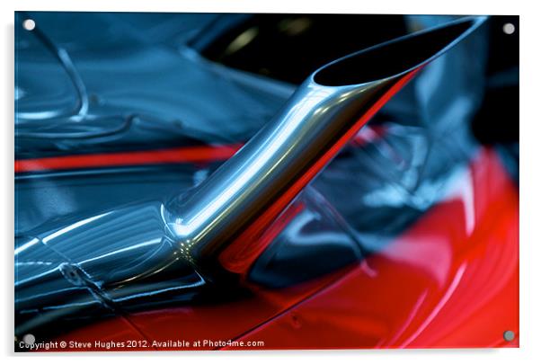 Mclaren Mercedes formula 1 abstract Acrylic by Steve Hughes