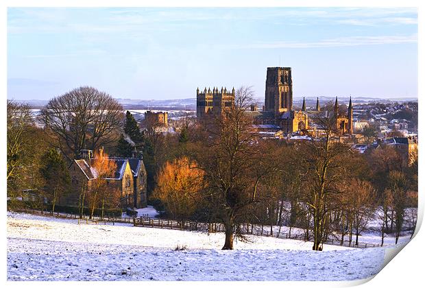 Durham Cathedral Print by Kevin Tate