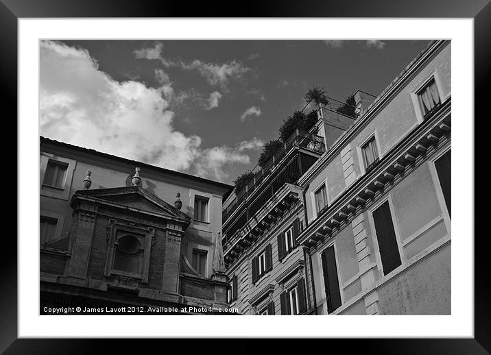 Rome Buildings Framed Mounted Print by James Lavott