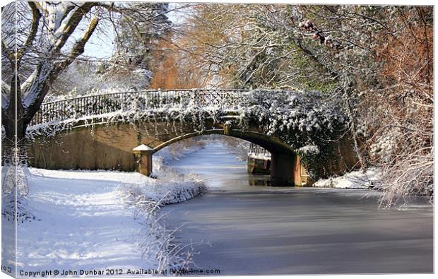 Winter at Lady's Bridge Canvas Print by John Dunbar
