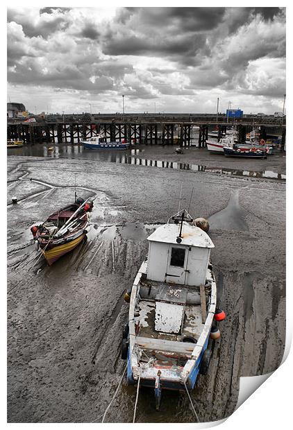 Low tide v2 Print by Maria Tzamtzi Photography