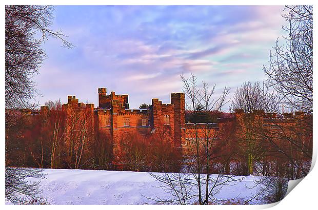 Brancepeth Castle Print by kevin wise
