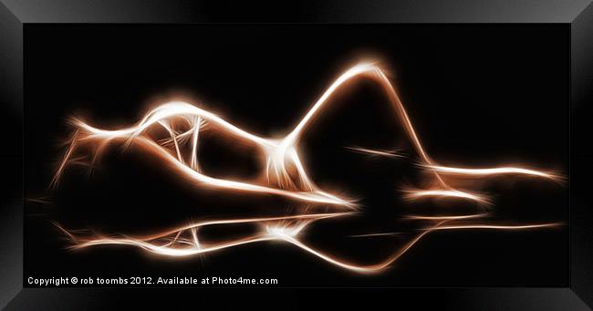 SEDUCTIVE GLOW Framed Print by Rob Toombs