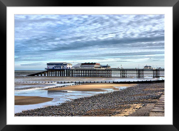 Cromer Pier Framed Mounted Print by Lilian Marshall