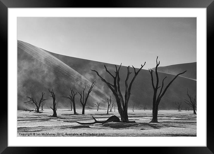 Desert Dust Storm Framed Mounted Print by Ian McMurray