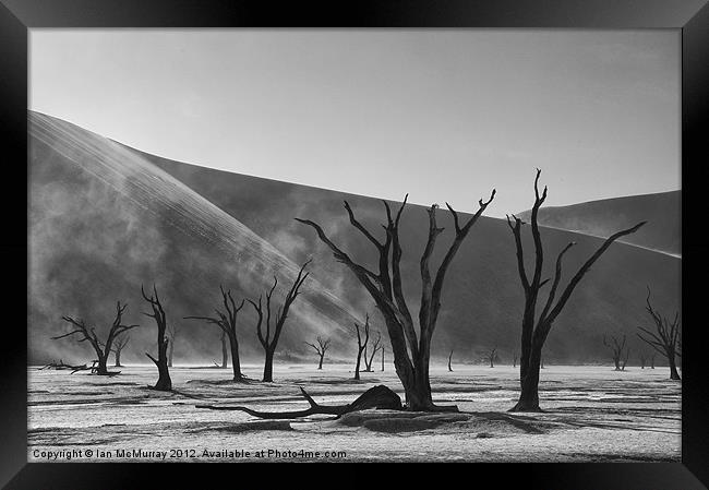 Desert Dust Storm Framed Print by Ian McMurray