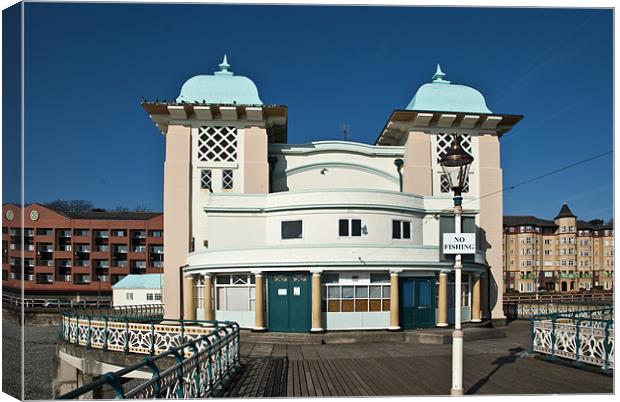 Penarth Pier Pavilion Canvas Print by Steve Purnell