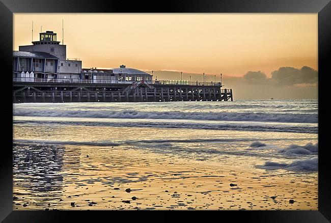 Bournemouth Pier at Sunrise Framed Print by Jennie Franklin